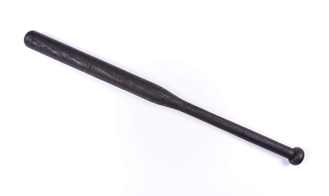 Wooden Baseball Bat - Black - 80 cm