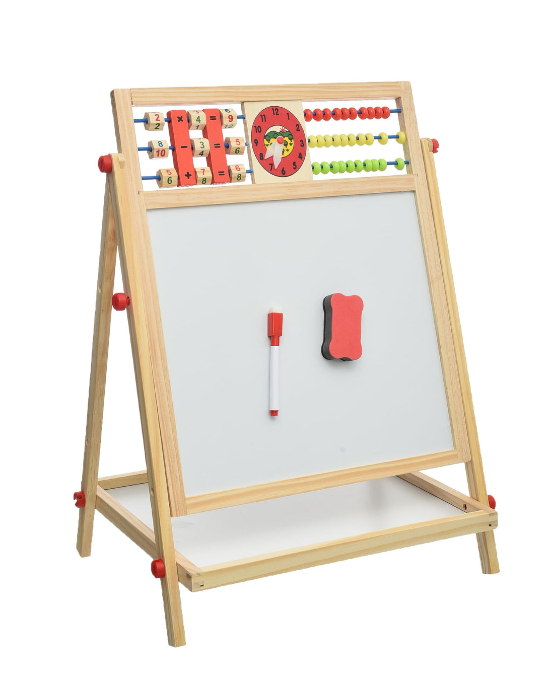 Magnetic Whiteboard Set E-189 808 with Chalk and Counter Practical Durable Learning and Teaching Tool for Students Kids Classrooms and Home Use Multicolor