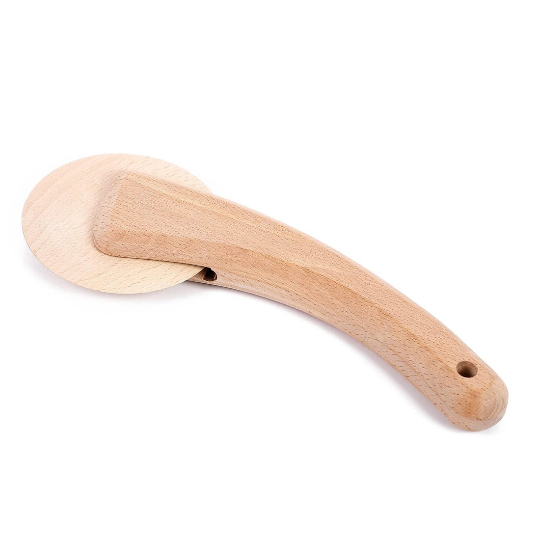 MEGO Wooden Pizza Cutter