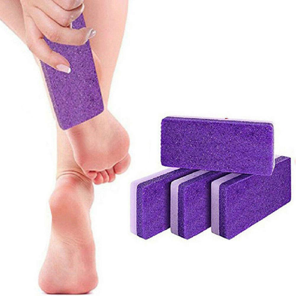 Grospe Foot Care Foot Pumice Stone,Pedicure Tools for Foot,Rub Your Feet's Dead Skin Make Feet Smooth and Comfortable (Pack of 4)