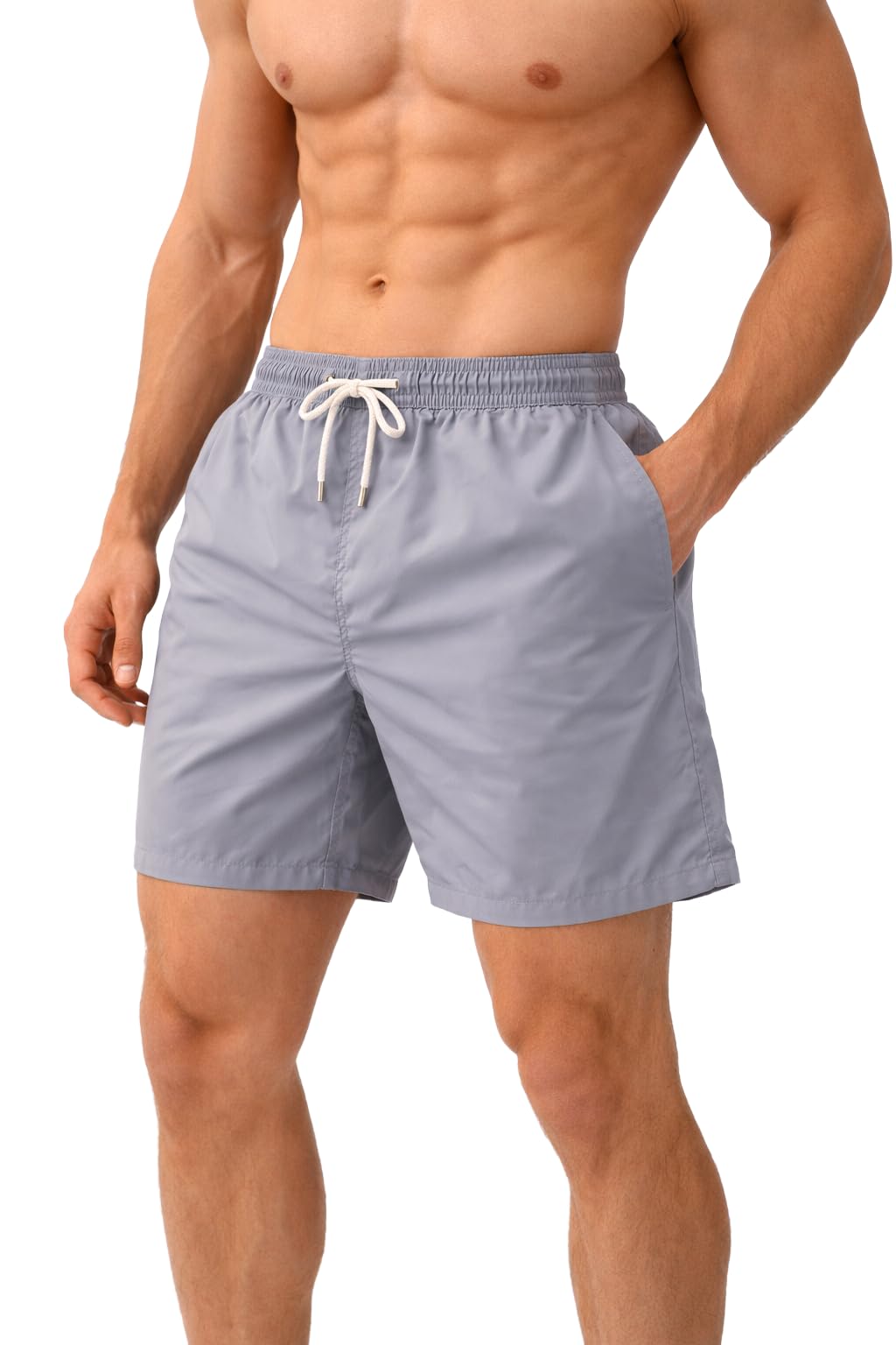 Men's Drawstring Swim Shorts – Quick Dry Material Swimsuit – Light and Comfortable – Suitable for the Sea and Pool – Swim Shorts Men