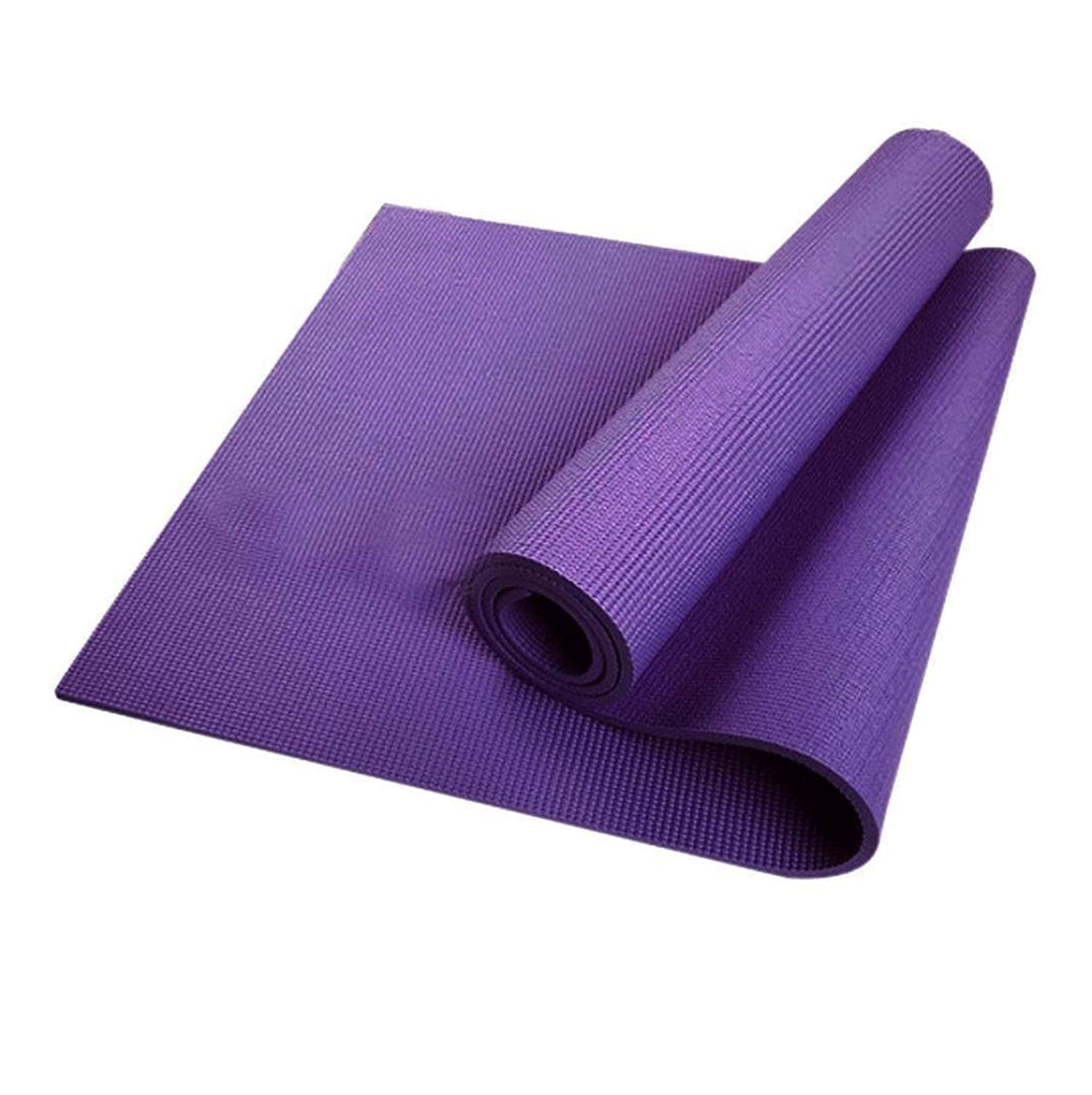 Durable Non-Slip Thick Yoga Mat - Purple, 6MM
