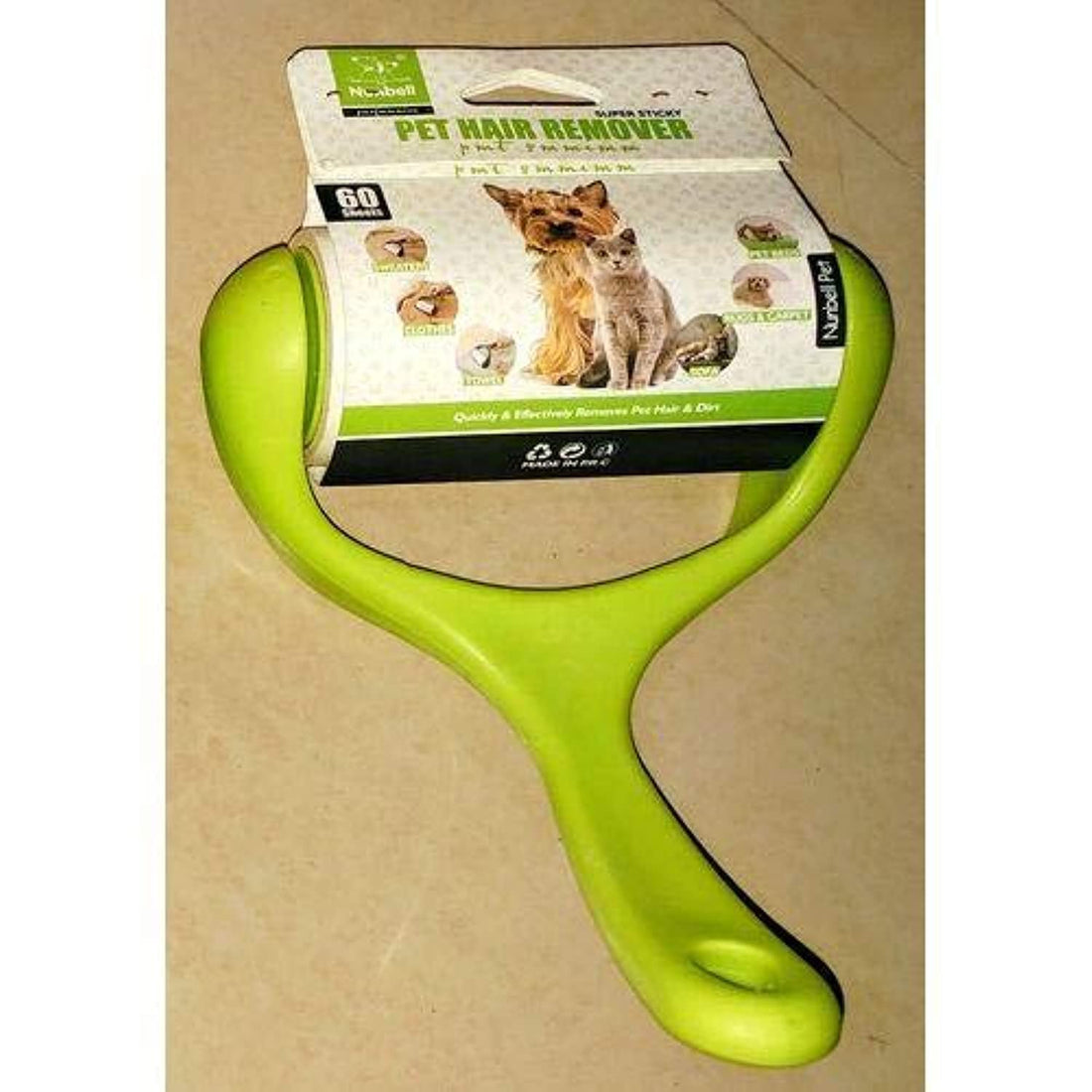 Nunbell Pet Hair Remover ( Green )