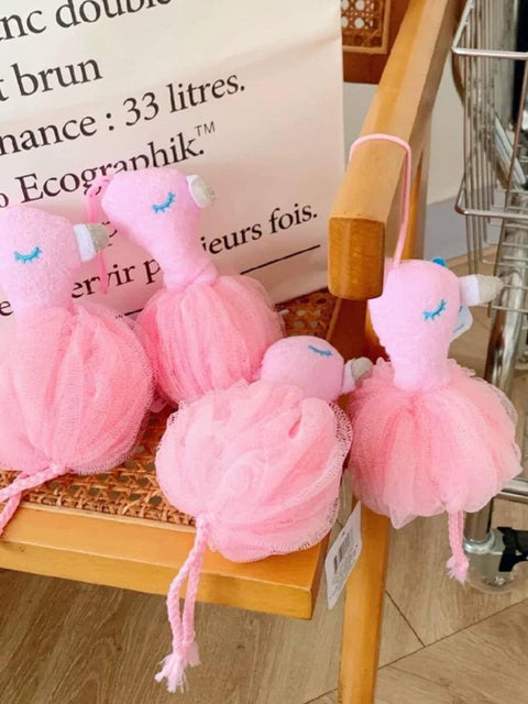 "Flamingo Bath Loofah: Feel Soft on Your Skin" - Generic