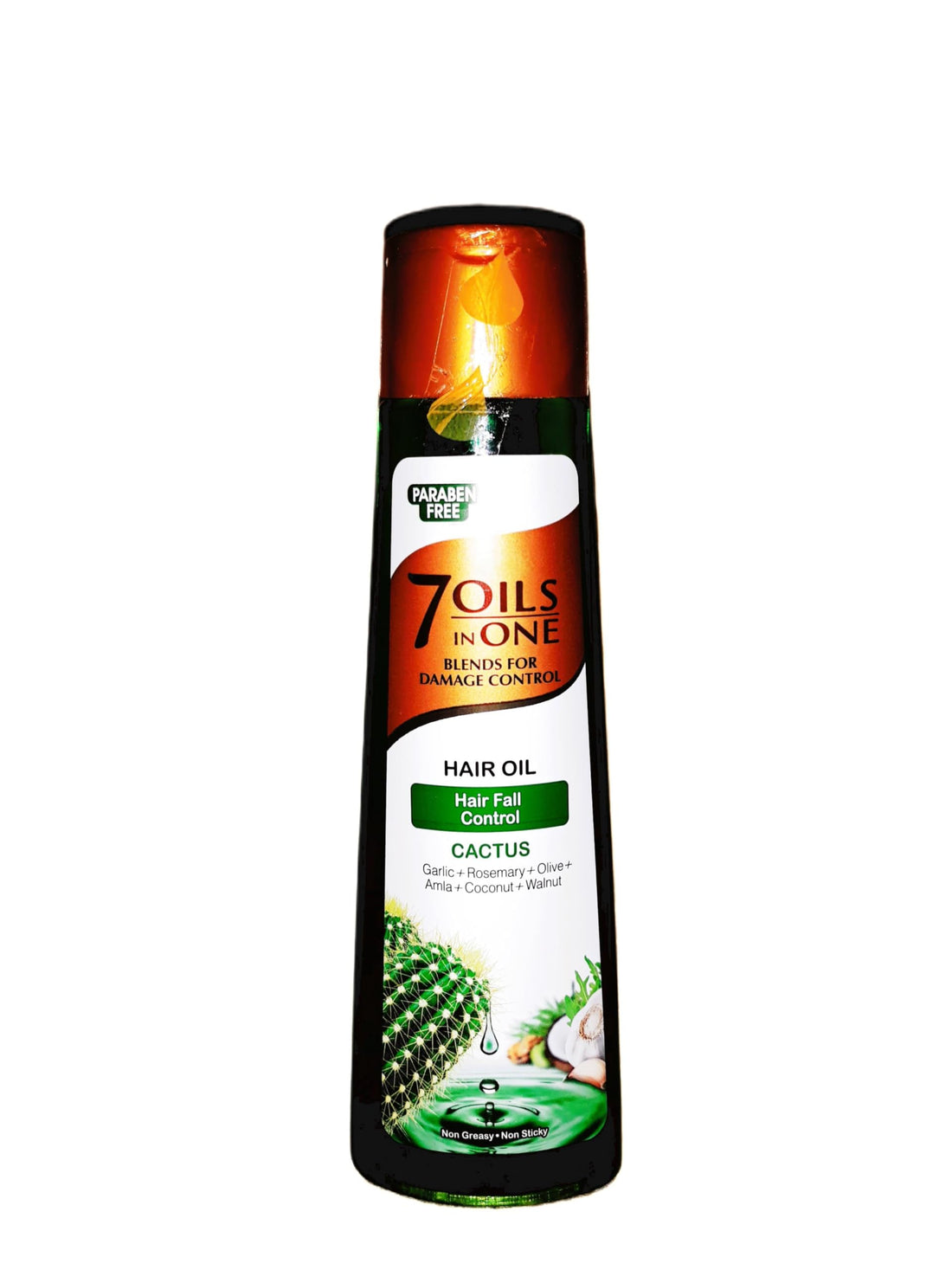 7 Oils in 1 Hair Oil with Aloe & Garlic Damage Repair 200ml