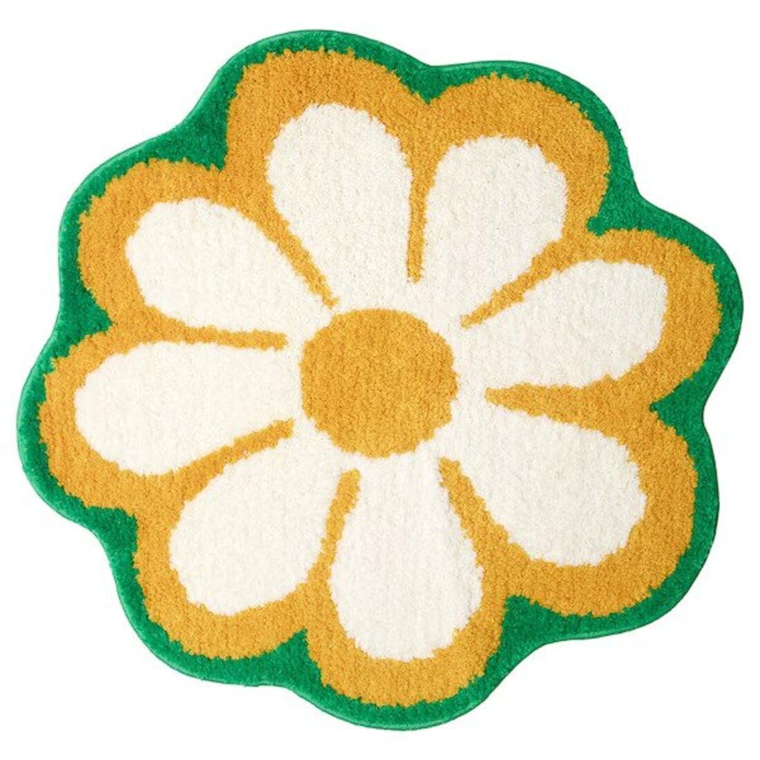 Digital Shoppy KÄRRKNIPPROT Bath mat, Floral Pattern, 65 cm (26 ")