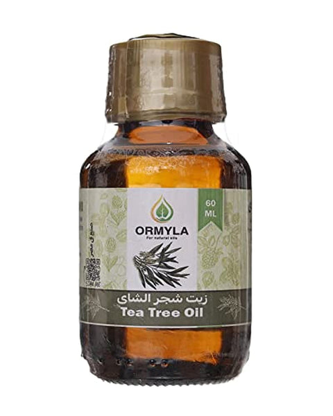 Ormyla Tea Tree Oil Raw for Hair, Face and Body, 60 ml