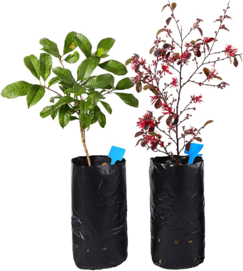 5 Pcs Plastic Seedling Grow Bags, Plant Grow Bags 45 * 25cm