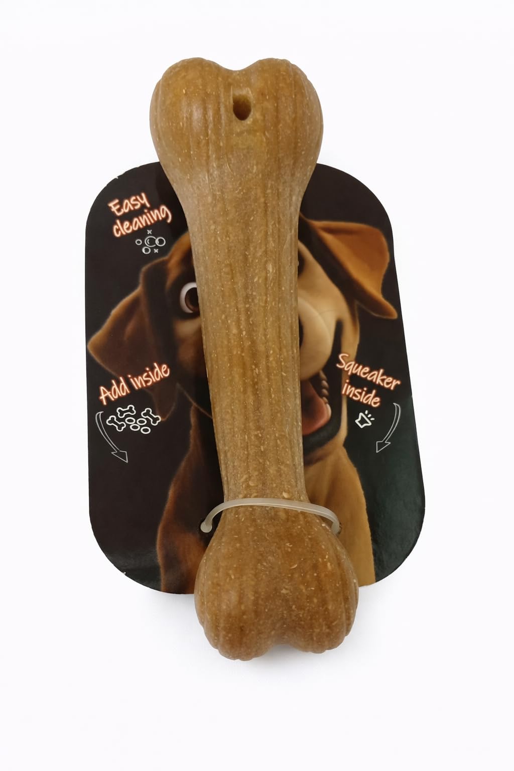 Large Dog Bone Chew Toy, Tough Durable Biting Stick for Pet Teething.