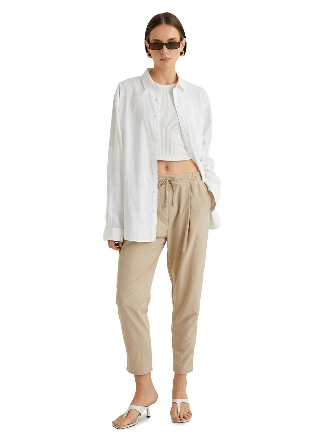 KOTON Womens Drawstring Parachute Pants Pants (pack of 1)