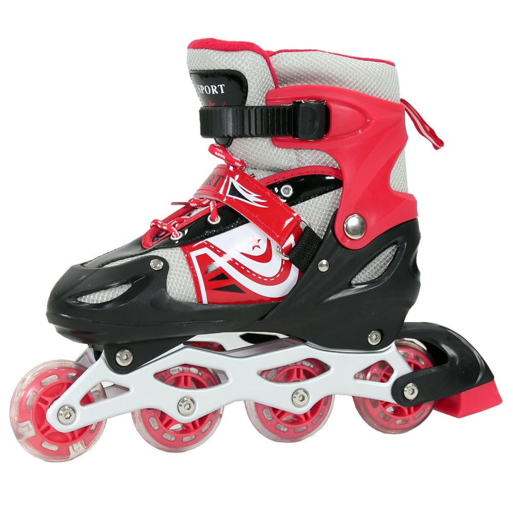 Children Roller Skates Adjustable Inline Skating Shoes - Oko 1033124584099