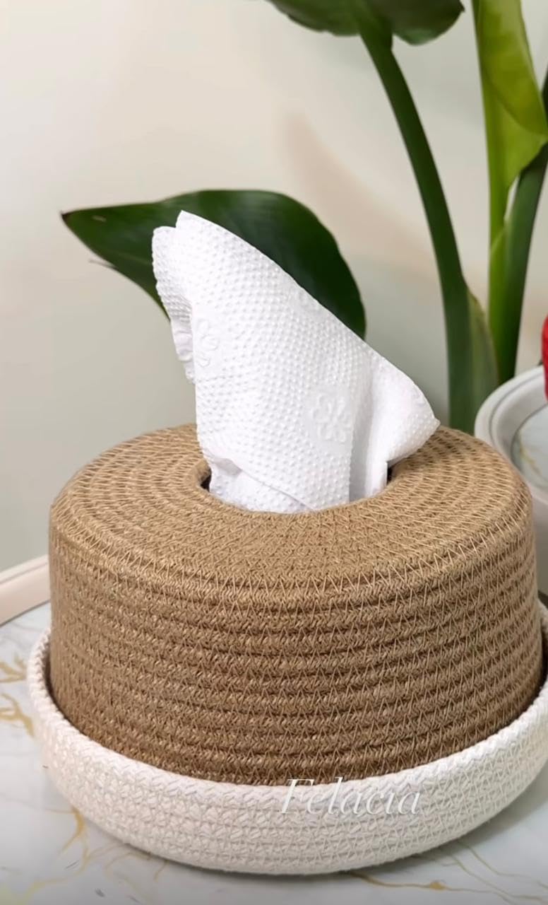 Elegant Woven Tissue Box,(27×14×7),from woven it