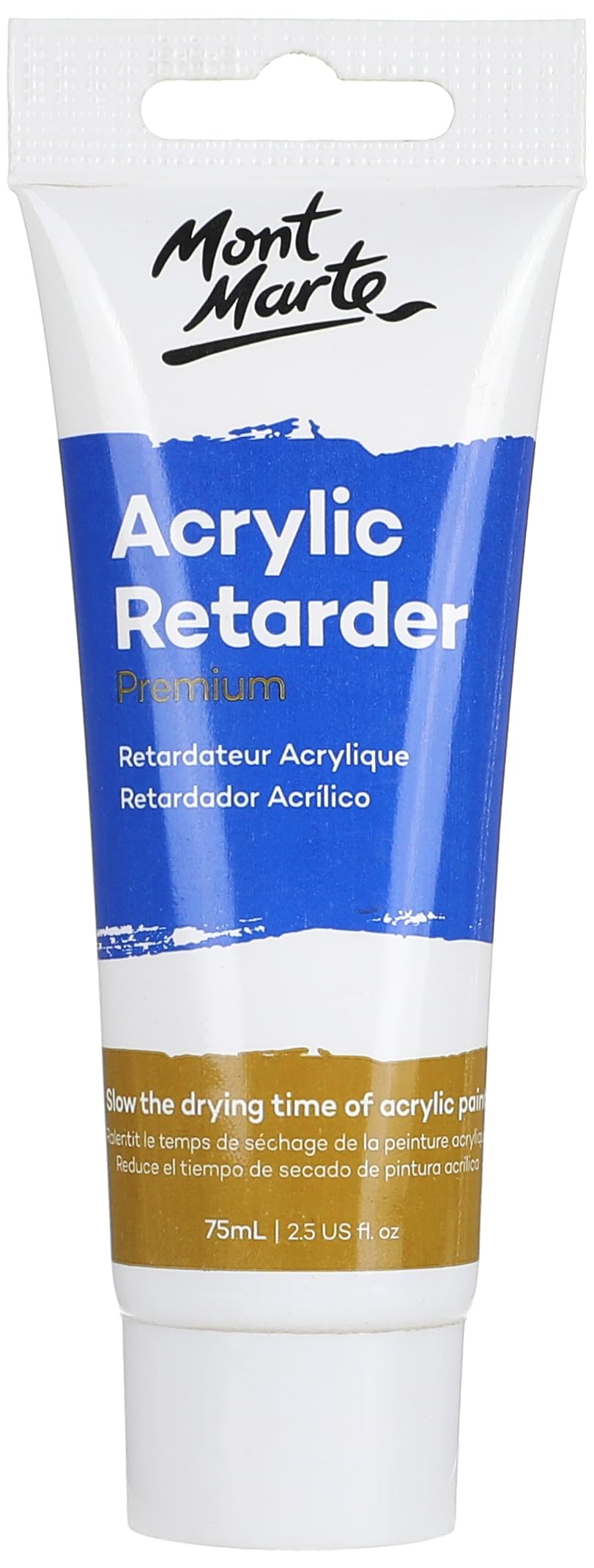 Mont Marte MAMDOOO3_VO3 Premium Acrylic Retarder Gel 75ml Tube - White