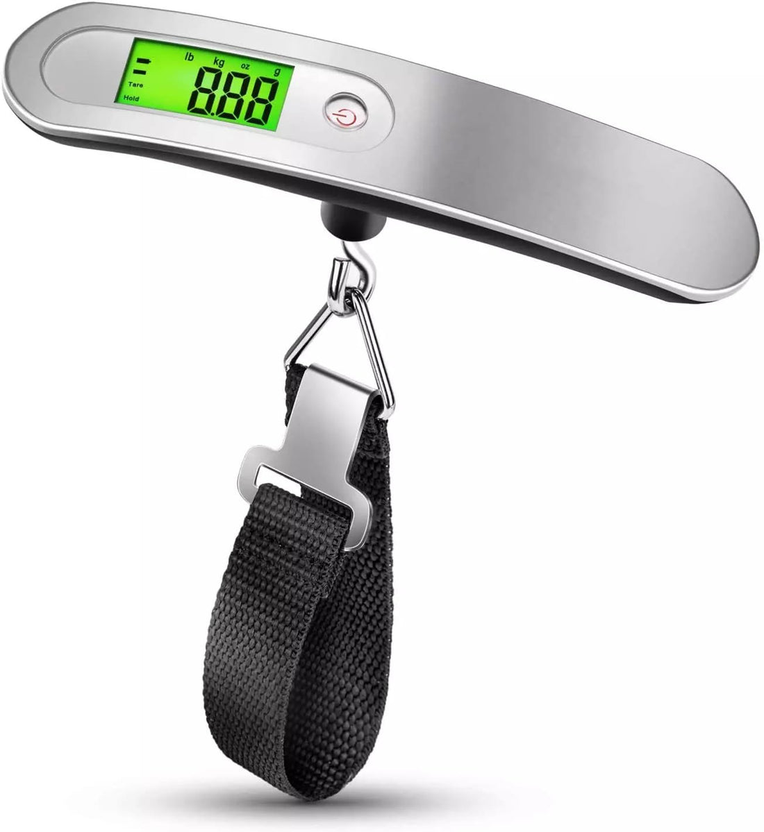 Digital Luggage Scale for Travelers, 30kg Portable Luggage Scale, Portable Electronic Scale, LCD Digital Luggage Scale, Stainless Steel Home Scale, Hook Hanging Scale