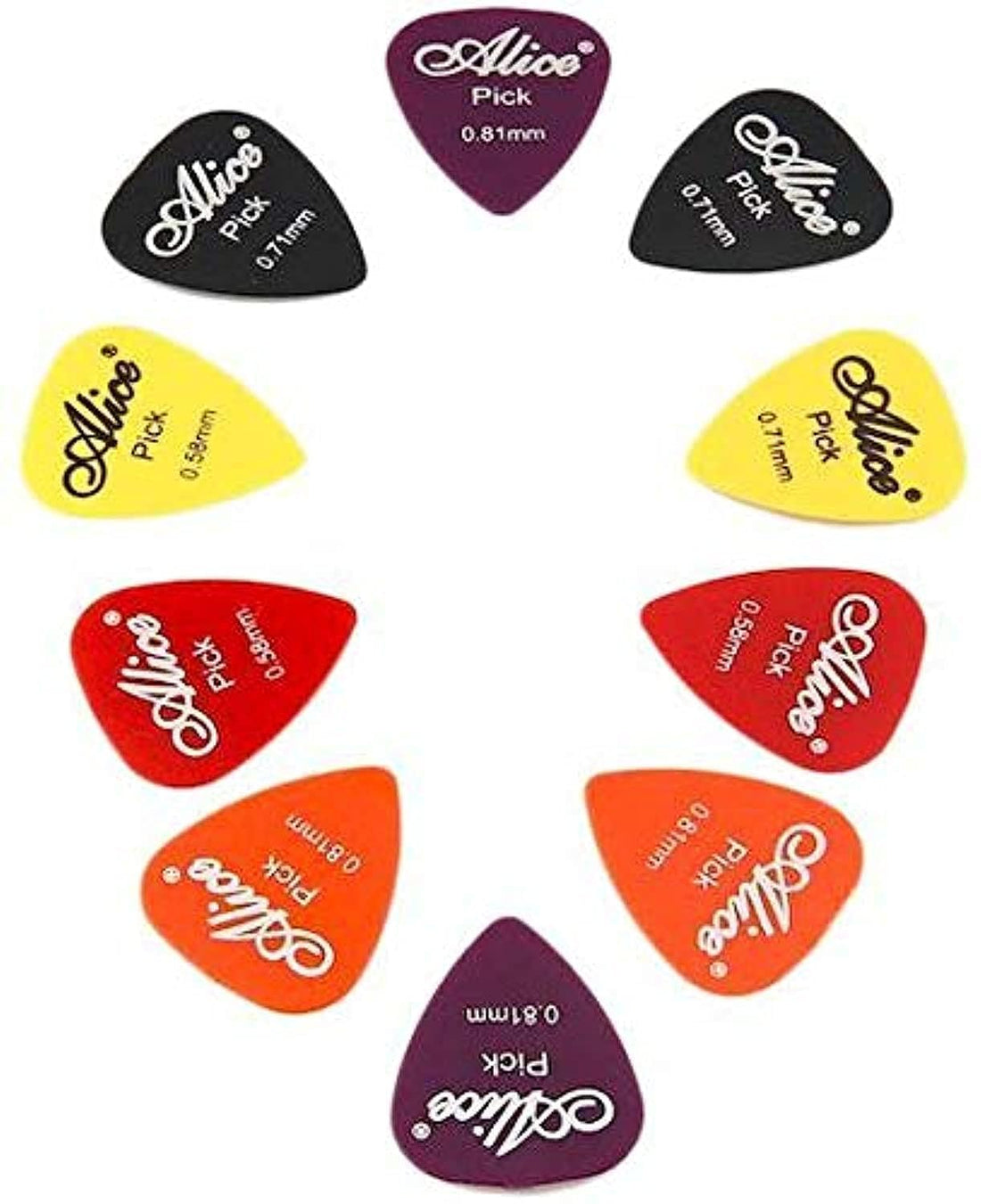 Alice 10 pieces of guitar picks