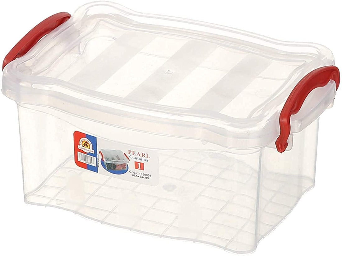 elyassin علبه حفظ طعام بلاستيك من الياسين مقاس 1 - الوان متنوعه