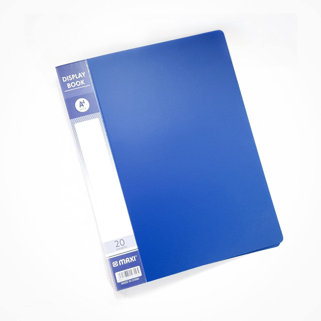 MAXI DISPLAY BOOK 20 POCKET BLUE