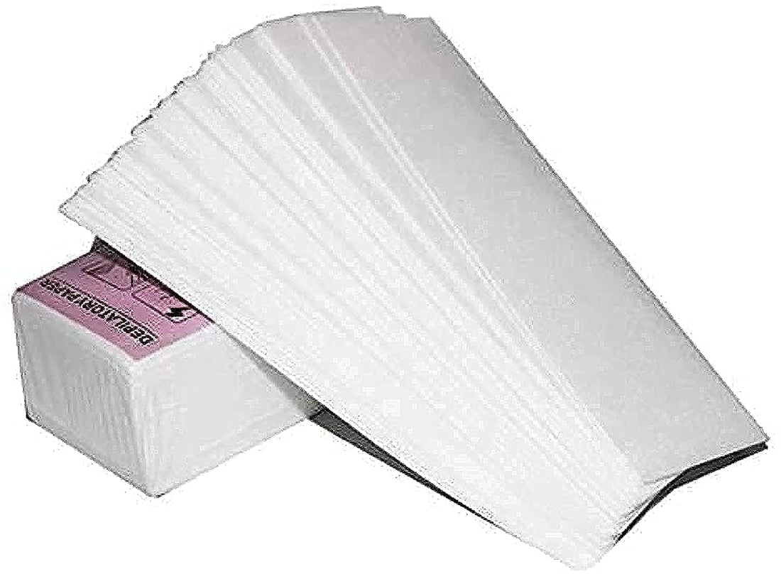 100-Piece Depilating Paper Set White