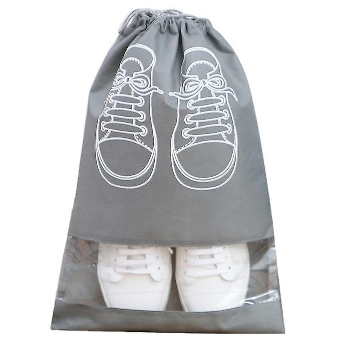 Wonka Large Travel Storage Shoe Bag, Portable Shoe Bag Dust-proof Shoe Organizer Bags for Men and Women Shoes (Grey, 1)