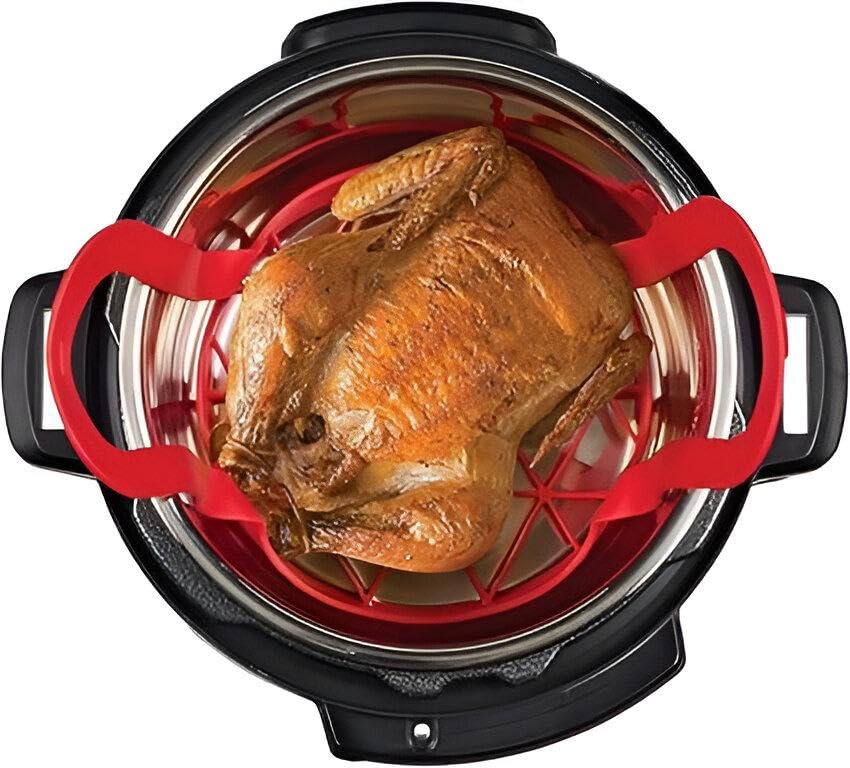 Silicone Cooking Tool - 3L Silicone Holder with Heavy-Duty Strap for Safe Handling of Cookware and Baking Equipment from Pressure Cookers (1)