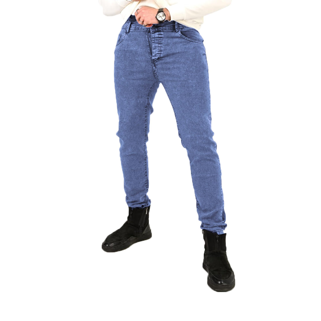 Men's Slim Fit Lycra Jeans - Fashion & Comfort - Stylish Design with Medium Waist and Excellent Stretch for the Perfect Look All Day - 120