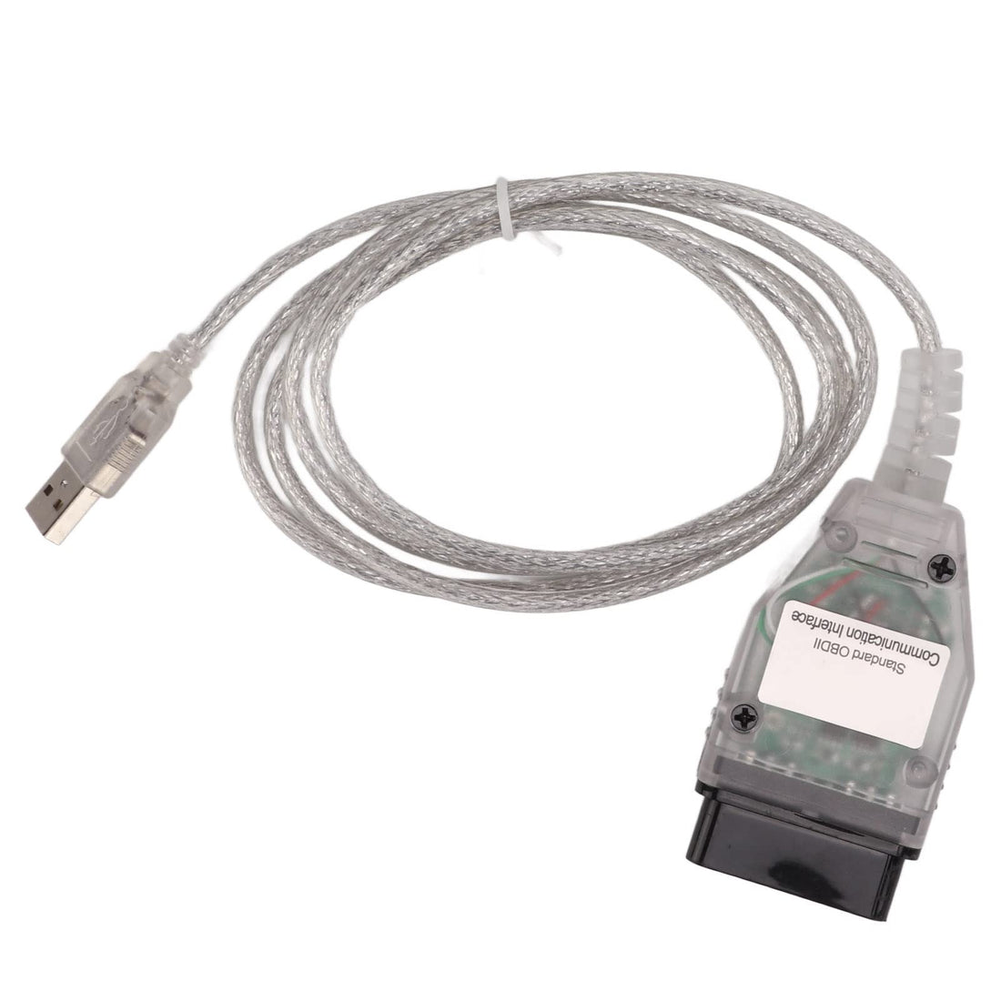 Akozon J2534 Mini VCI Cable Plastic OBD2 Diagnostic Cable for K-Line ISO 9141, KWP 2000 ISO 14230-4 Mini VCI Line, OBD2 Diagnostic Adapter