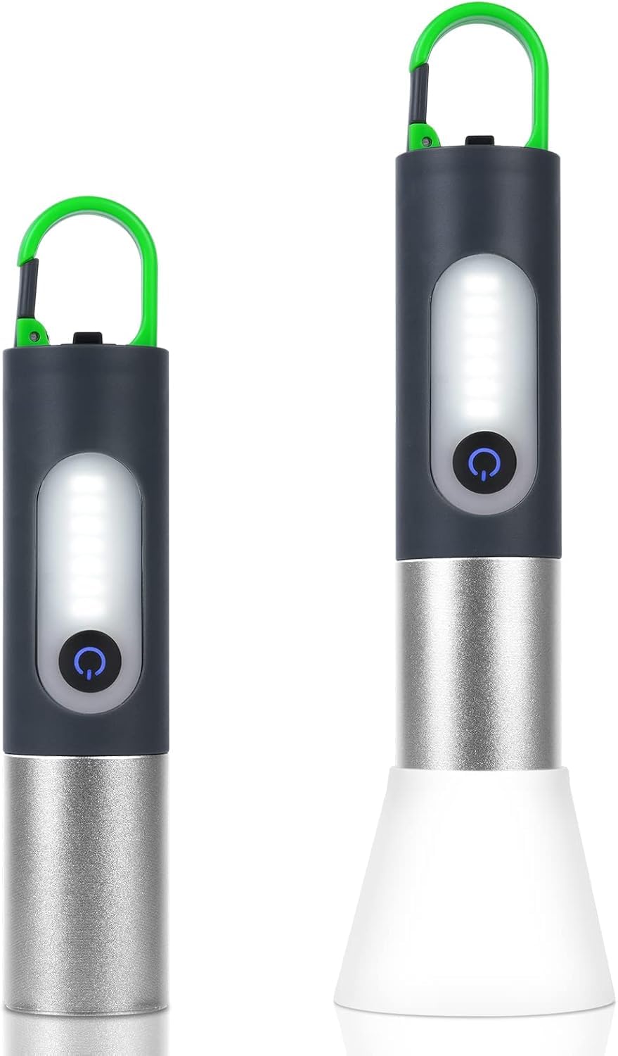 Flashlights Camping Outdoor Activates Zoom able Battery 18650s Waterproofr Handy Light with Lamp Shade for Camping Outdoors-4 Modes
