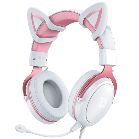 Wired Gamer Headphones Onikuma X10 LED Cat Ears