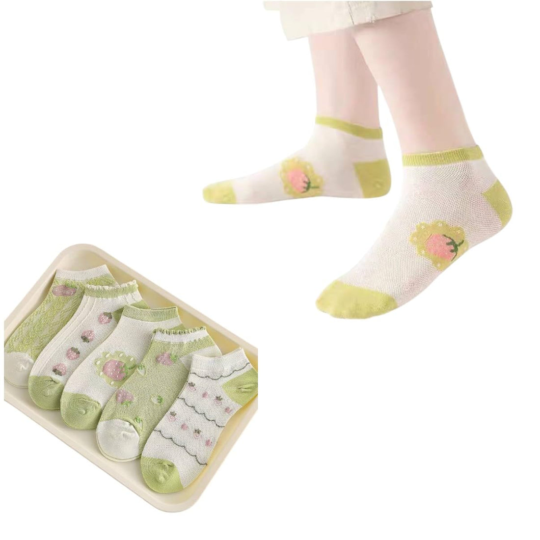 Women's Sockets Casual Ankle Socks - Comfortable Soft Material Everyday Socks - Unique Color Collection - Pack of 5