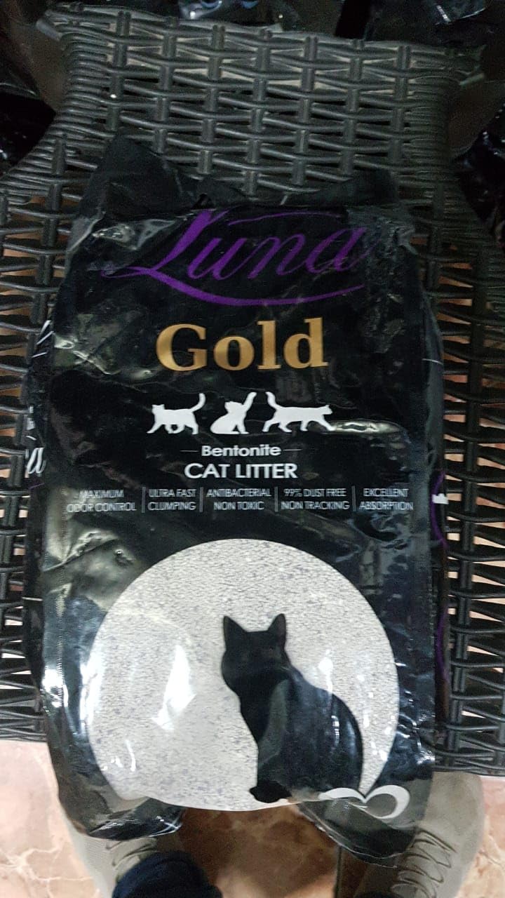 Luna gold cat litter 5L - lavender