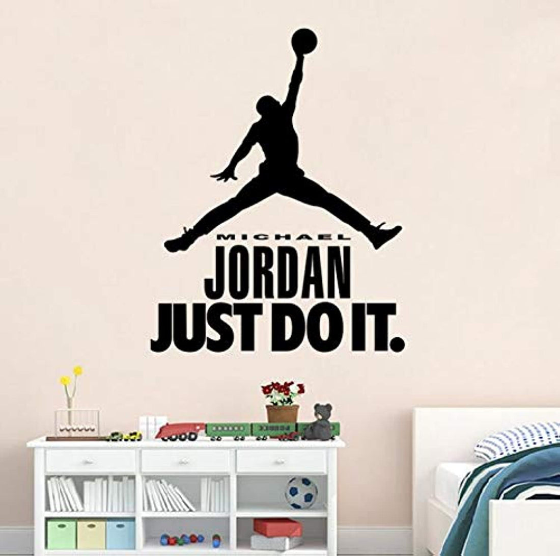 Creative Diy Home Decor Stickers Michael Jordan Basketball Wall Decals , 2724327322062