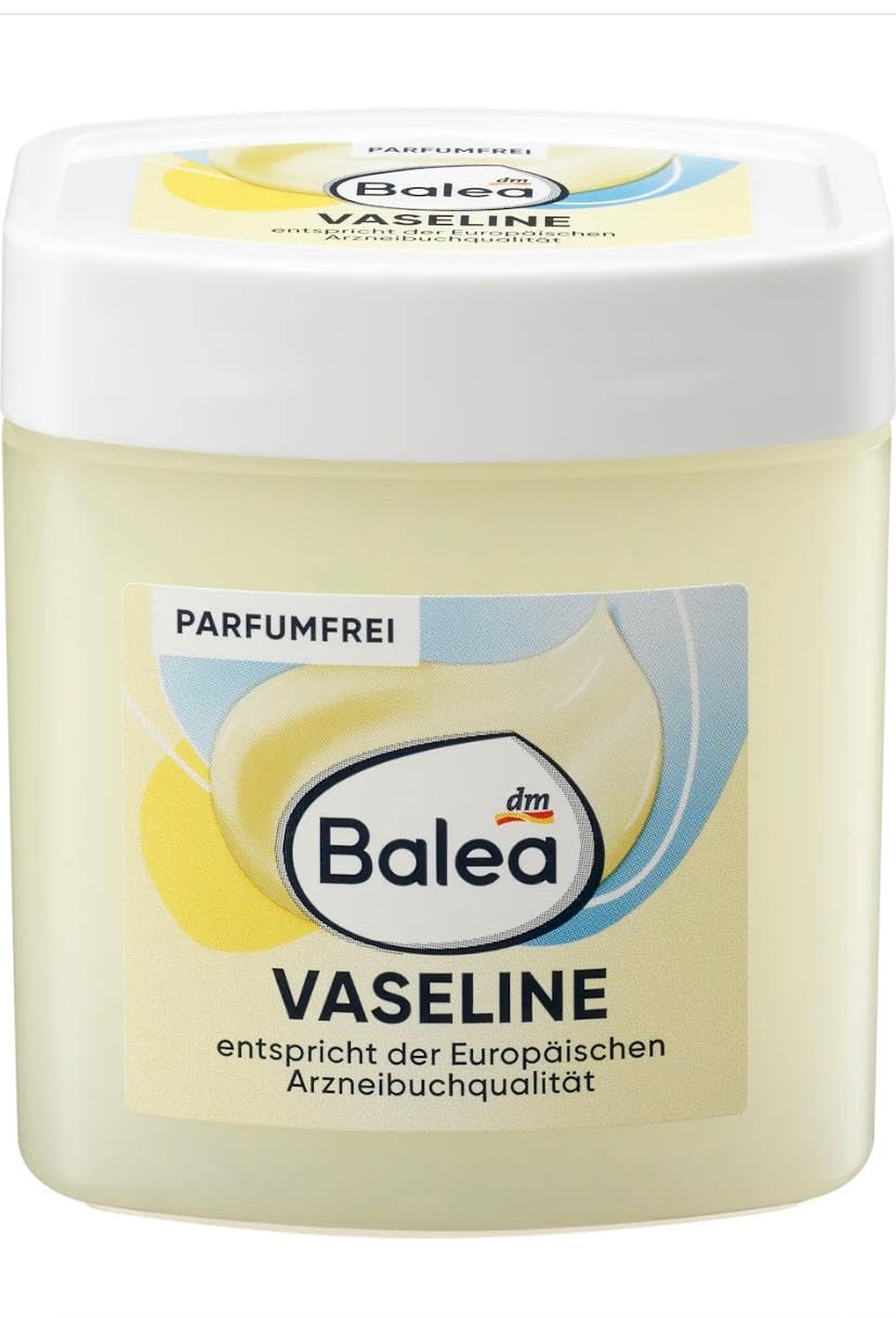 Balea Vaseline, 125 ml, Gentle care,Suitable for body, face, hands and feet,Skin compatibility dermatologically confirmed.