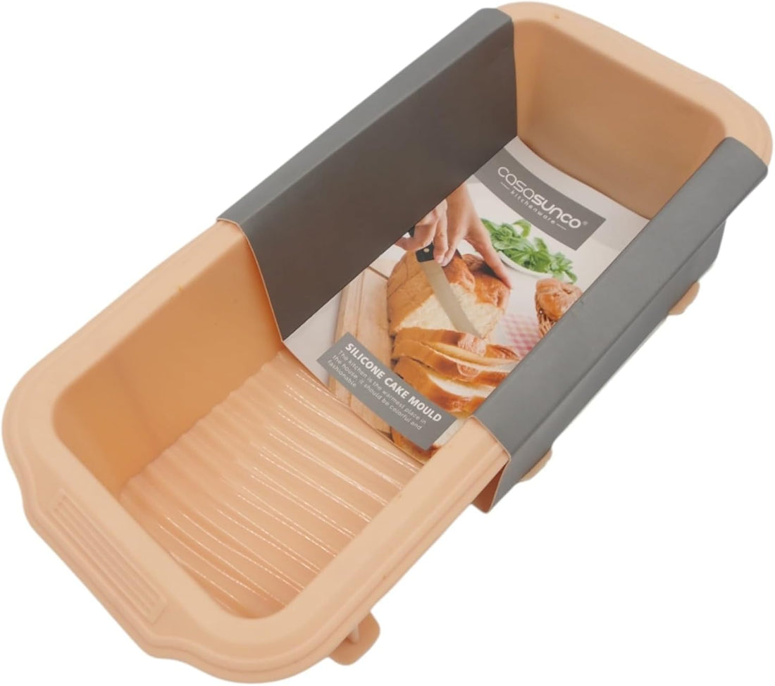 Loaf Pan Silicone Bread Baking Tray Non Stick Cake Mold Rectangular Bakeware Tin For Pound Cake And Toast 23 x 10 x 9 cm