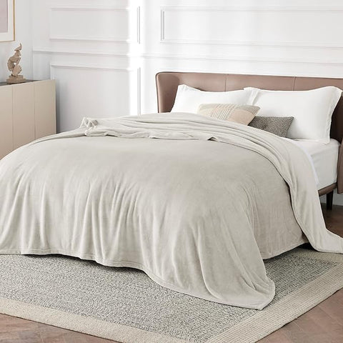 Moro Moro 3 Famous Soft Fleece Blanket Cover Oversized Living and Lovable Blankets 220x240cm and 2 Pillow Cases Light Brown