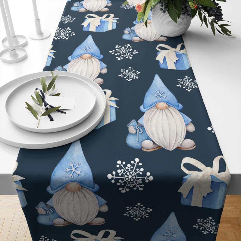 HOME PRINT Christmas table runner -w10