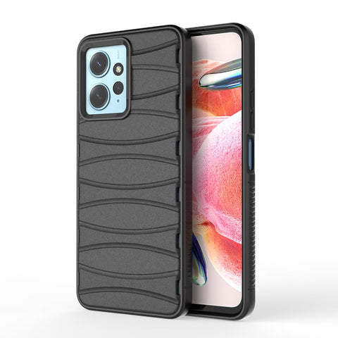 Compatible with Xiaomi Redmi Note 12 4G, Storm Original Rugged Cover with Advanced Multi-Channel Cooling and Designed to Provide Ultra Shock Absorption Protection in Black