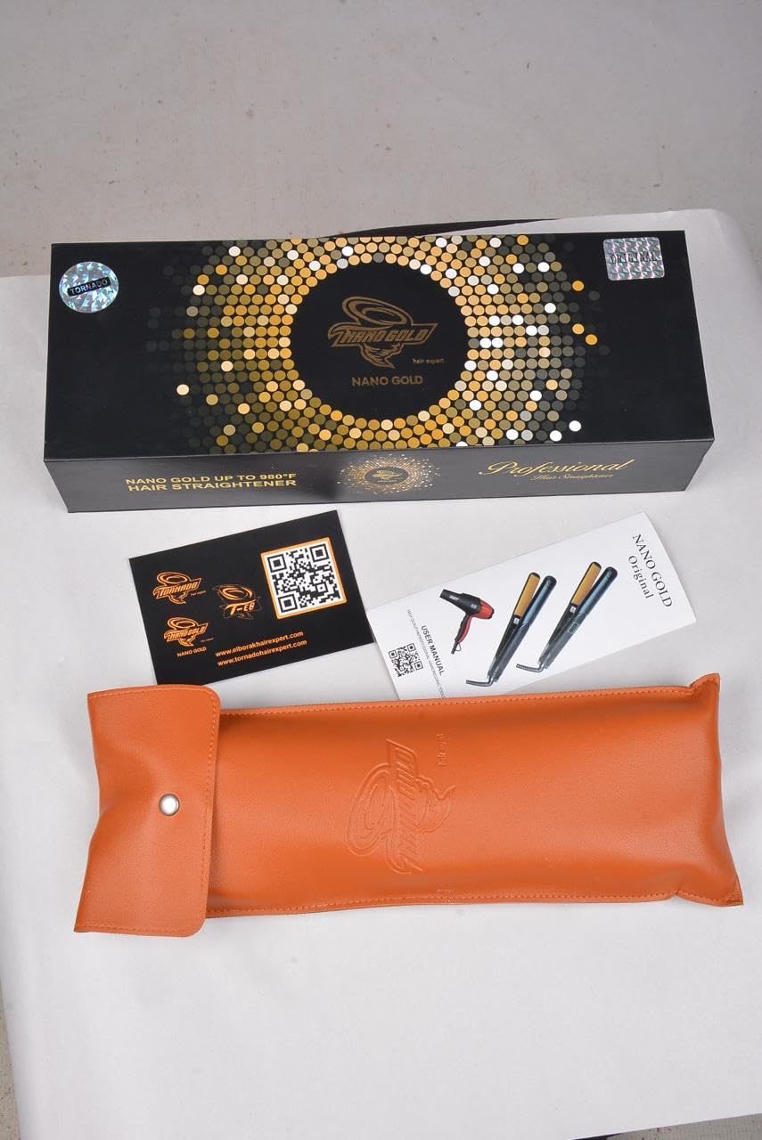 Nano gold N professional hair straightener for straightening your hair in a correct way