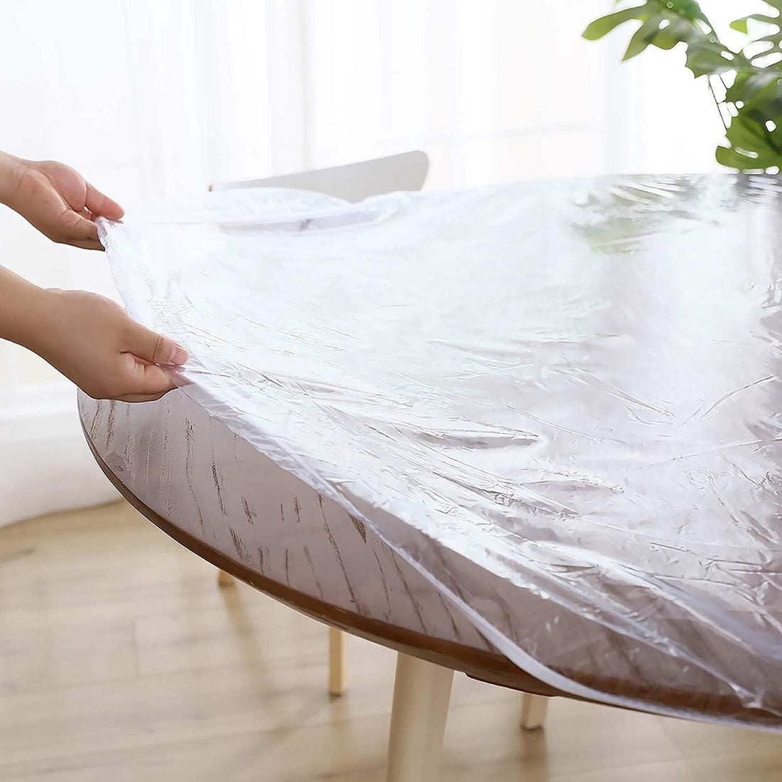 Lachilish They Clean Up The Sufra After Eating With Stretchable Food Bags, Use In Round Or Rectangular Shape, Large Enough For The Whole Table