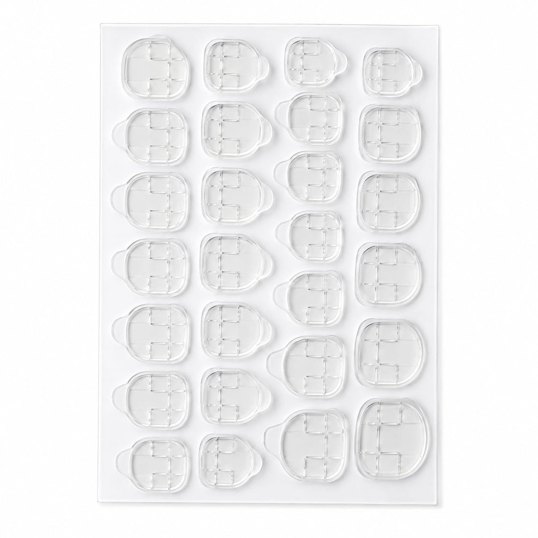 Ivtor 30 Sheets Waterproof Breathable Jelly Double Sided Adhesive Tabs Nail Glue Sticker False Nail Tips…