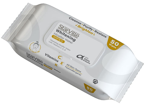 StarVille Whitening Micellar Water Wipes 50