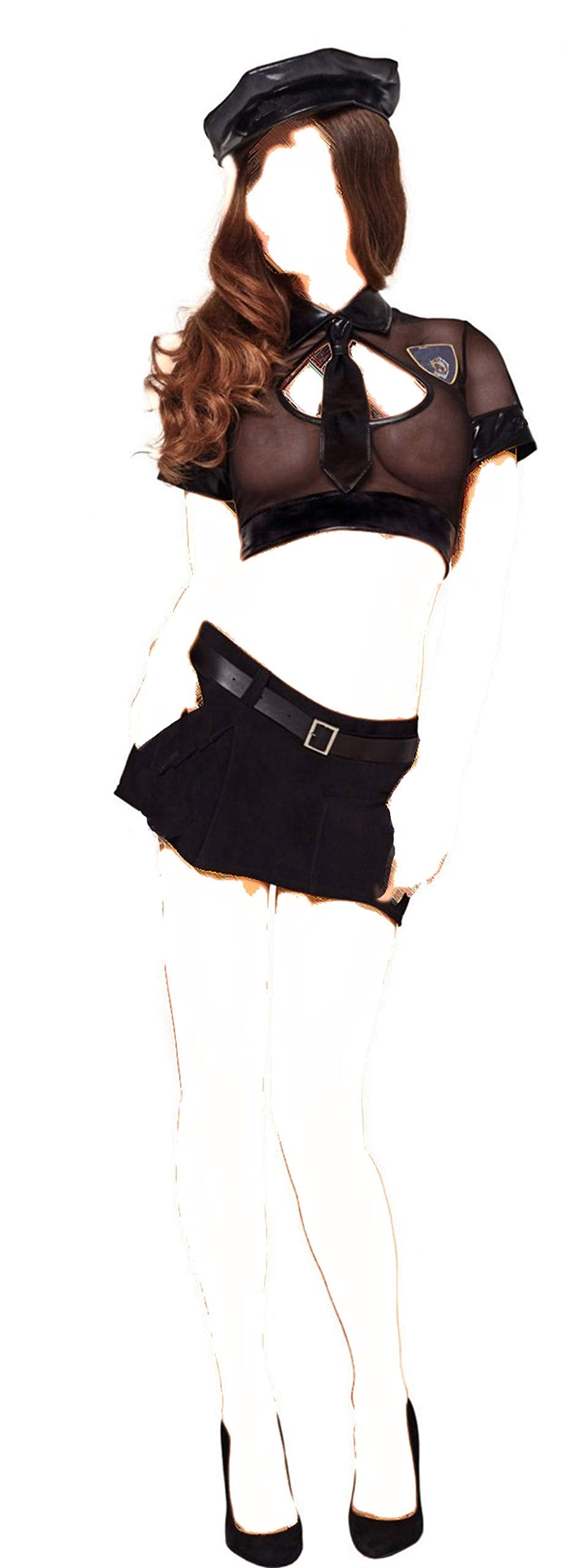 Lingerie police costume set