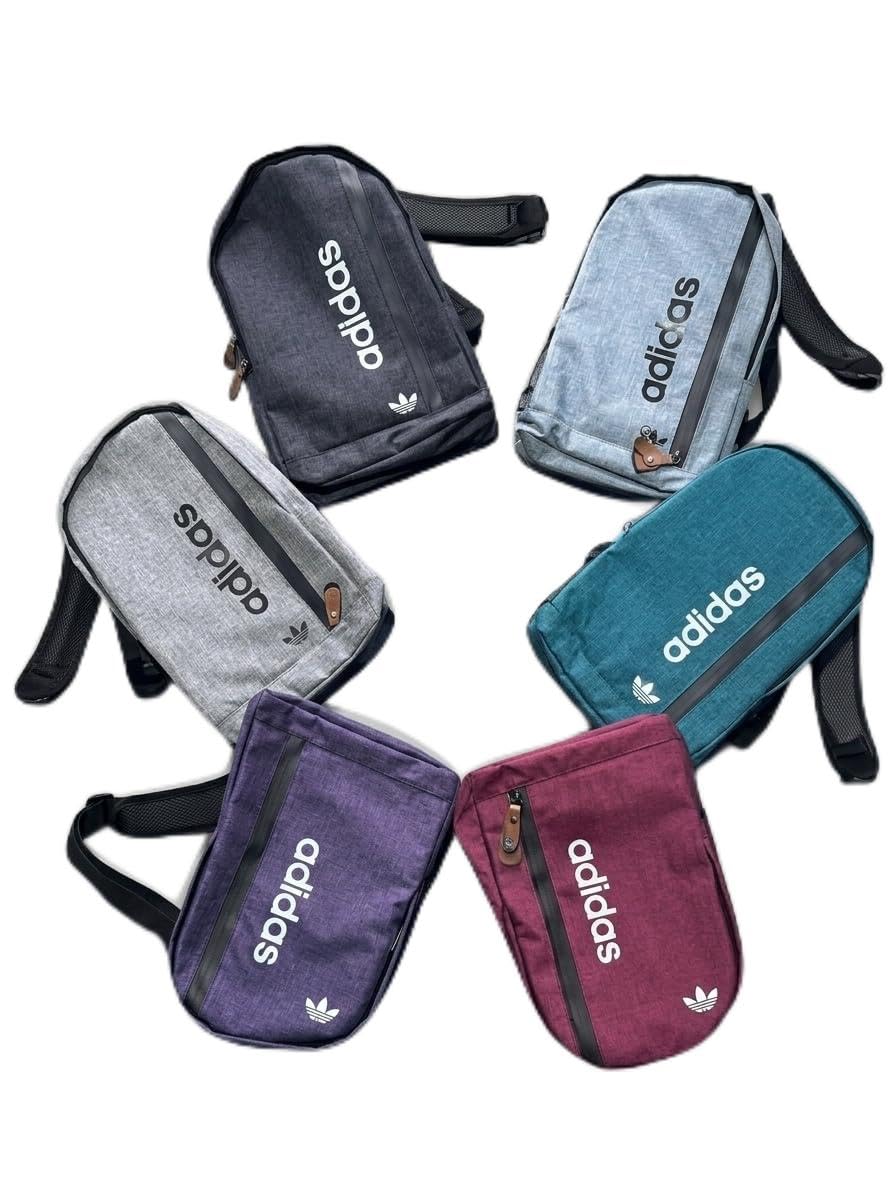 GHAZAL variety of small Adidas bags, often known as organizers or crossbody bags, designed to carry essentials such as a phone, wallet, and keys.