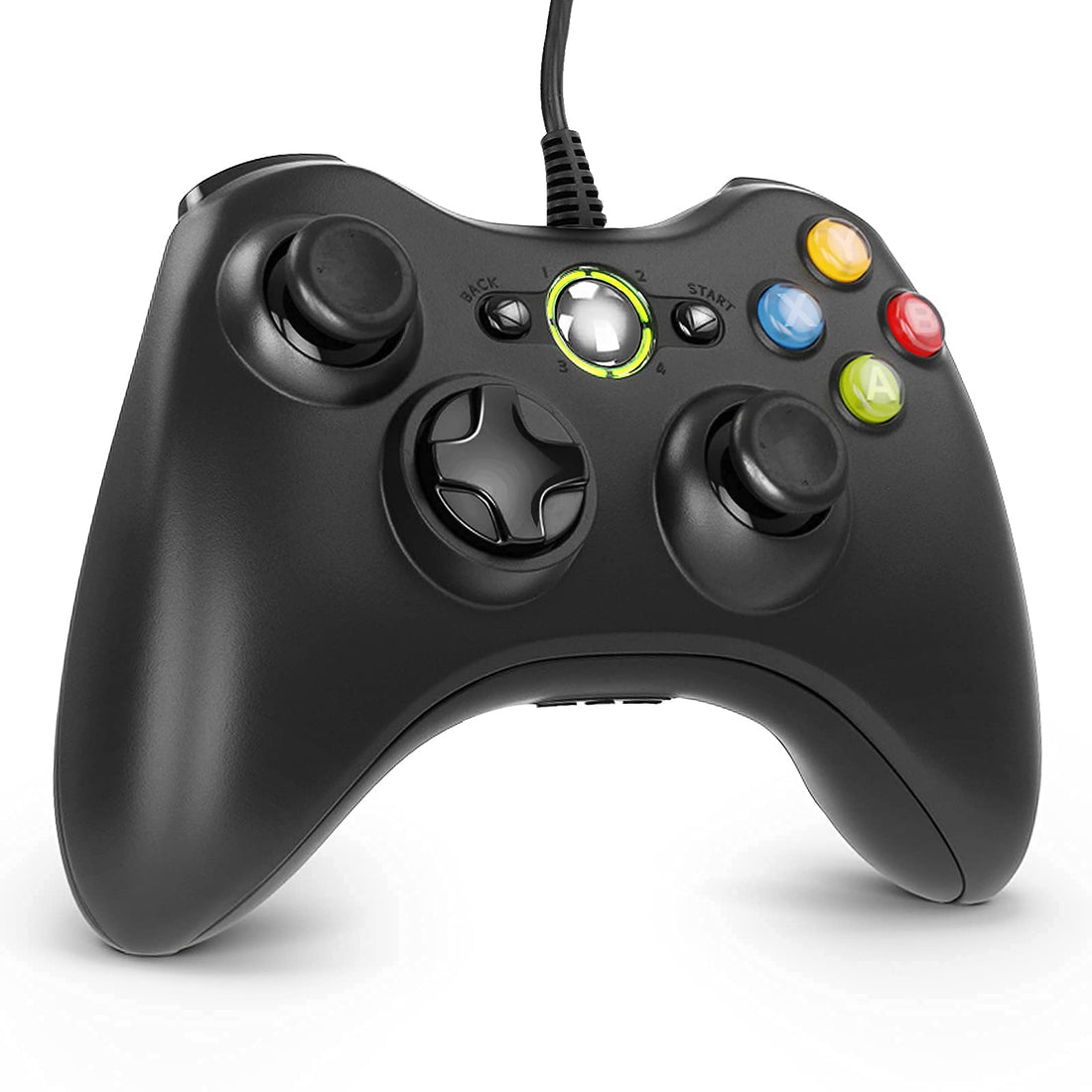 Diswoe PC Controlling USB Wired Gamepad with Windows Vista/7/8/8.1/10 for Xbox 360