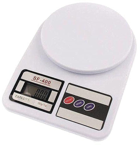 Digital kitchen scale, white- 10kg