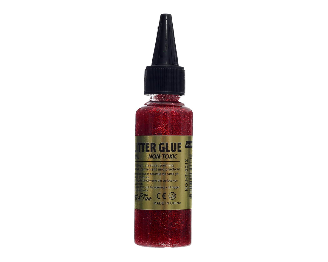 Elmaayergy A69_ HT-5012 G-1 G-5 Glitter Glue 50ML, Premium Materials Ensure Durability And Professional Finish - Golden
