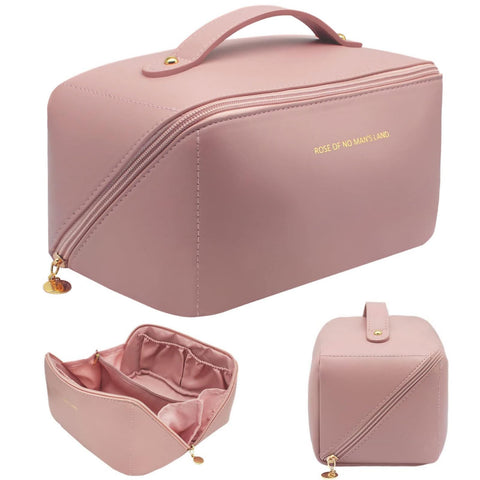 Leather Cosmetic Bag for Women