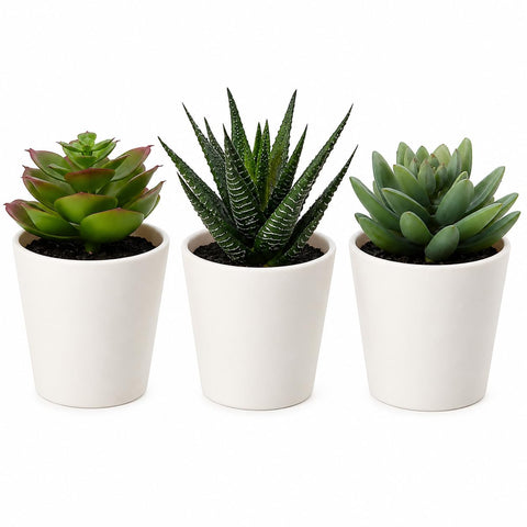 Ikea Fejka Artificial Potted Plant with Pot, Pack of 3,203.953.31