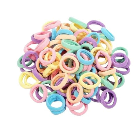 120Pcs Colorful Women Girl Hair Band Ties Rope Ring Elastic Soft Hairband Ponytail Holder for Sport Travel Outdoor Parties Ceremonies Daily Wearing Mother's Day Gift