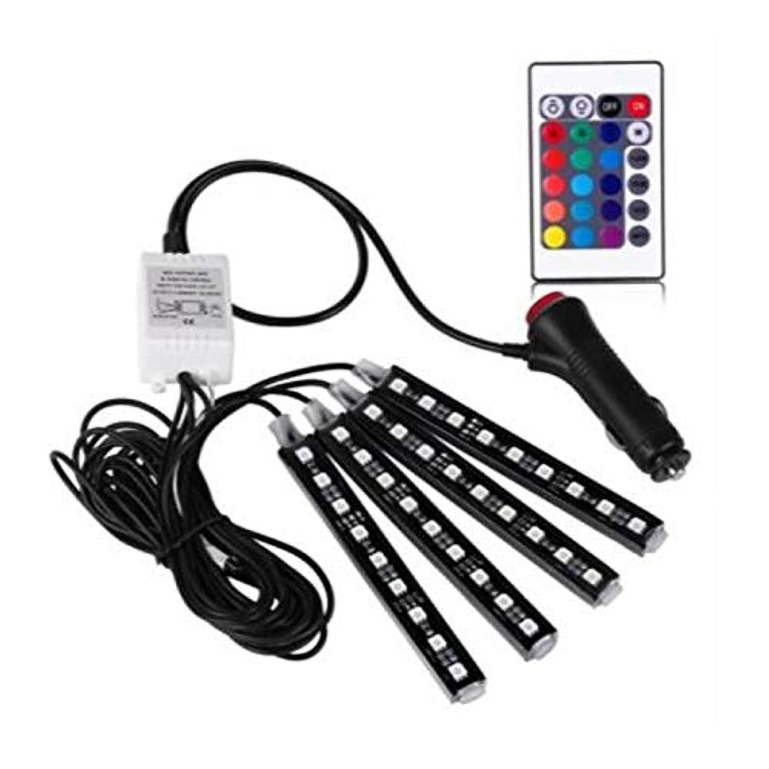 36 LED Interior Car Light Strip , Car LED Modified atmosphere lamp 7 Color Choice