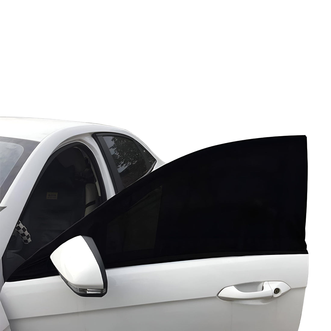 Car Seat Cover UV Protection, Side Window Curtain, Sun Shield Keeps Car Interior at Lower Temperature Facing the Sun (1 Pair Front)